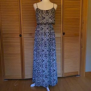 Saint Tropez black and white maxi dress